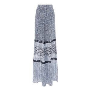 Alexis Lizbeth Wide-Leg Embroidered Crochet floral Pants size XL